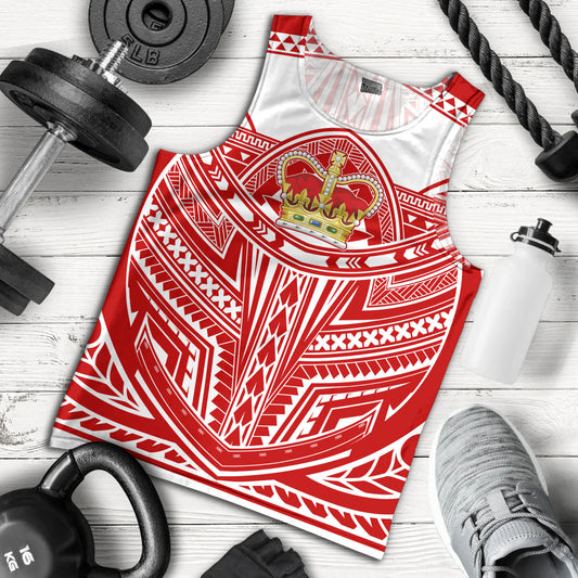 Tonga Tank Top Seal Tribal Flag Color Design