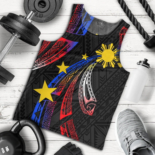 Philippines Filipinos Tank Top Tribal Pattern Filipinos Sun