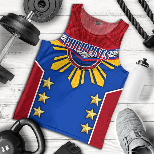 Philippines Filipinos Tank Top Half-Up Style Flag