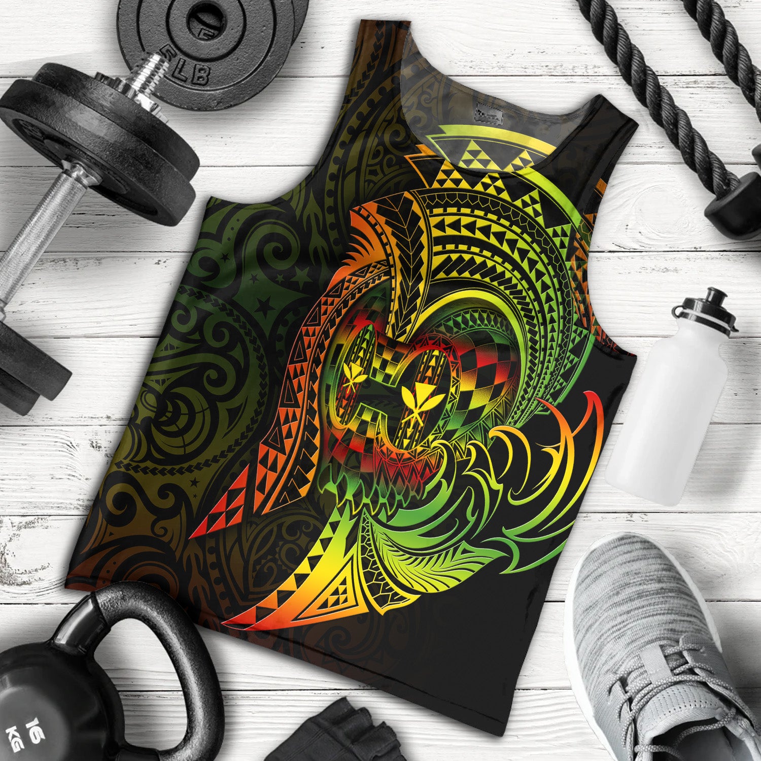 Hawaii Tank Top Reggae Kanaka Warrior