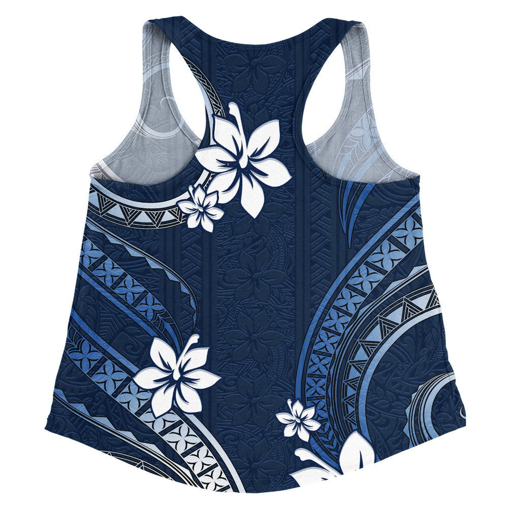 Hawaii Women Tank Polynesian Pattern Plumeria