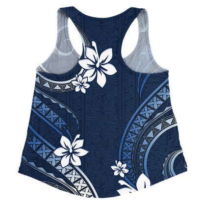 Hawaii Women Tank Polynesian Pattern Plumeria