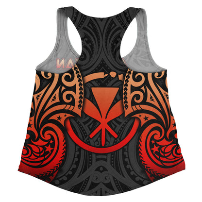 Hawaii Women Tank Custom Personalised Spirit Red Version