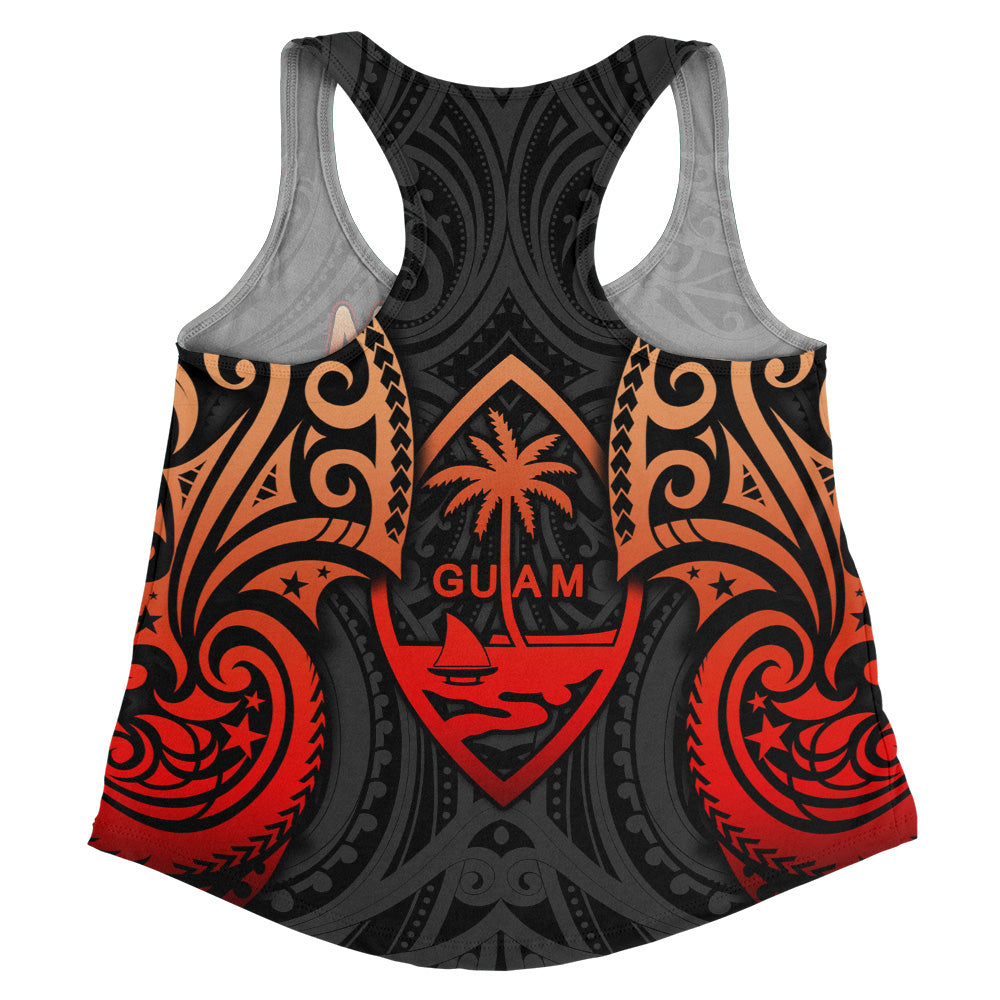 Guam Women Tank Custom Personalised Spirit Red Version