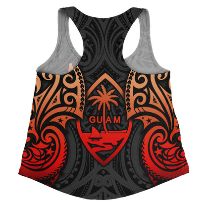 Guam Women Tank Custom Personalised Spirit Red Version