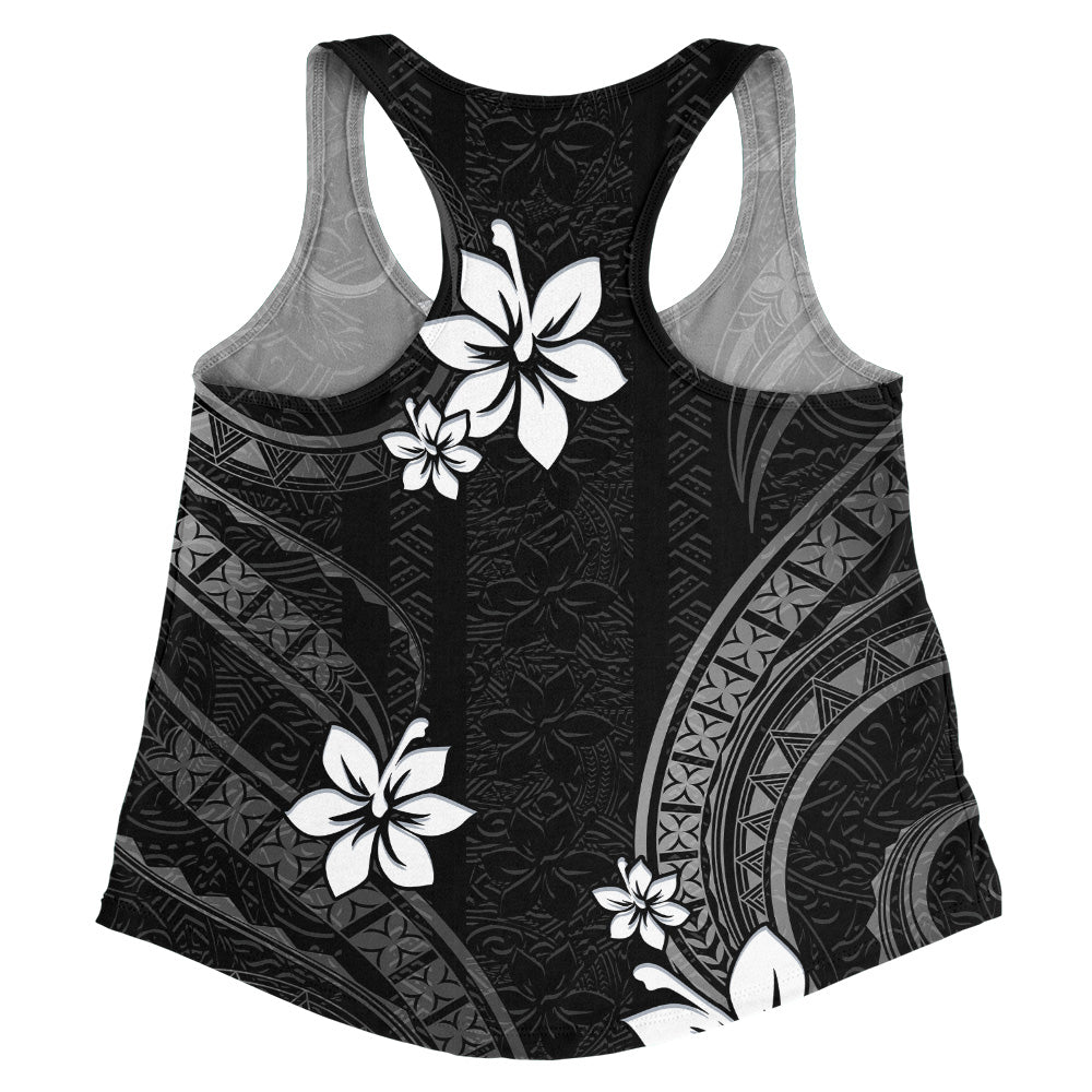 Hawaii Women Tank Polynesian Pattern Plumeria