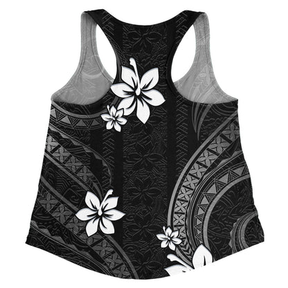 Hawaii Women Tank Polynesian Pattern Plumeria