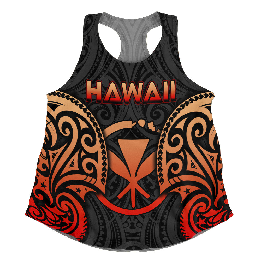 Hawaii Women Tank Custom Personalised Spirit Red Version