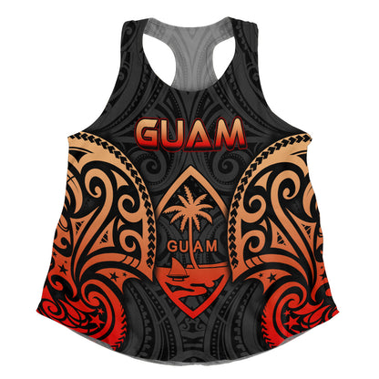 Guam Women Tank Custom Personalised Spirit Red Version