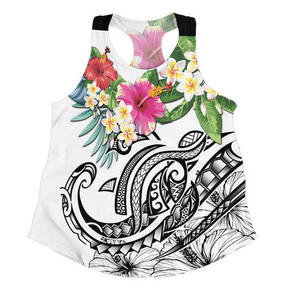 Polynesian Women Tank Summer Plumeria