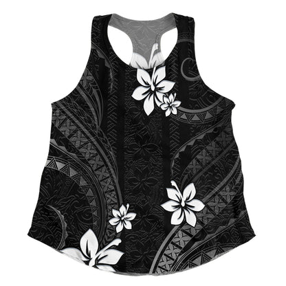 Hawaii Women Tank Polynesian Pattern Plumeria