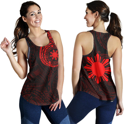 Philippines Filipinos Polynesian Tattoo Style Women Tank