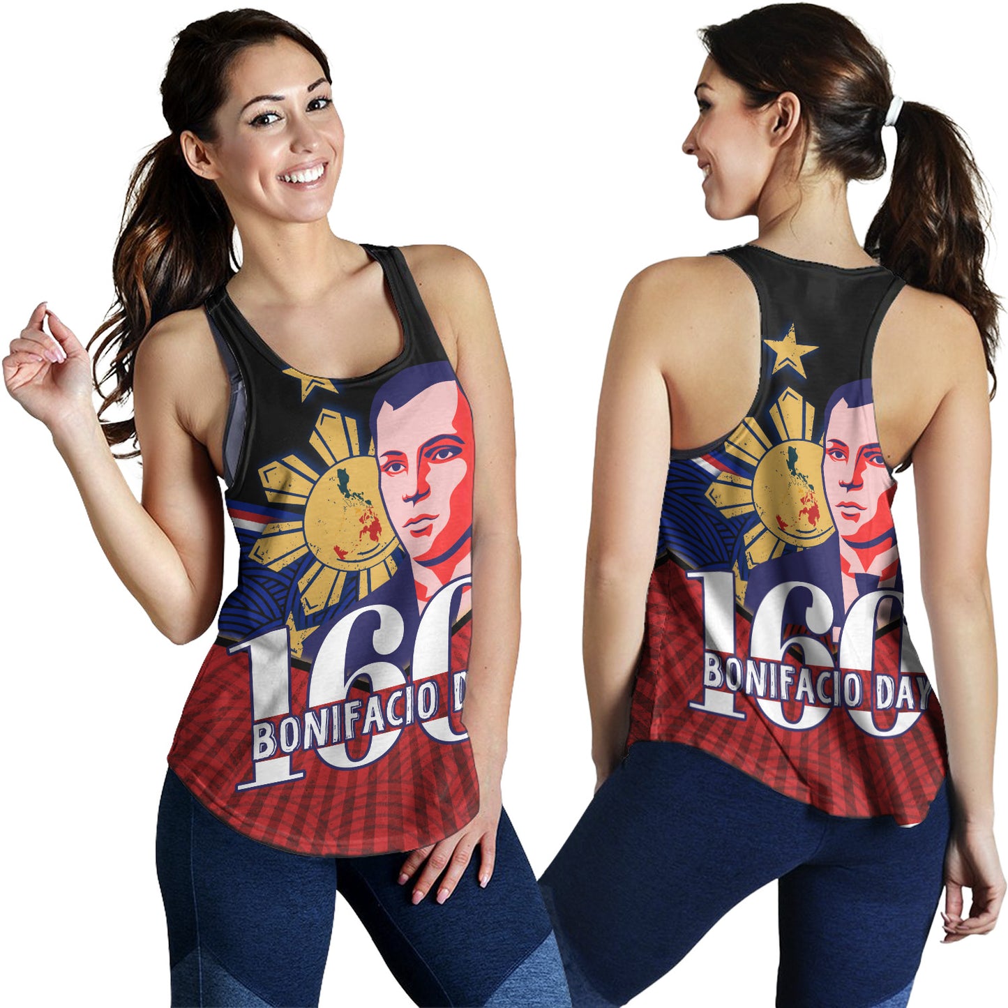 Philippines Filipinos Women Tank Celebrate Bonifacio Day