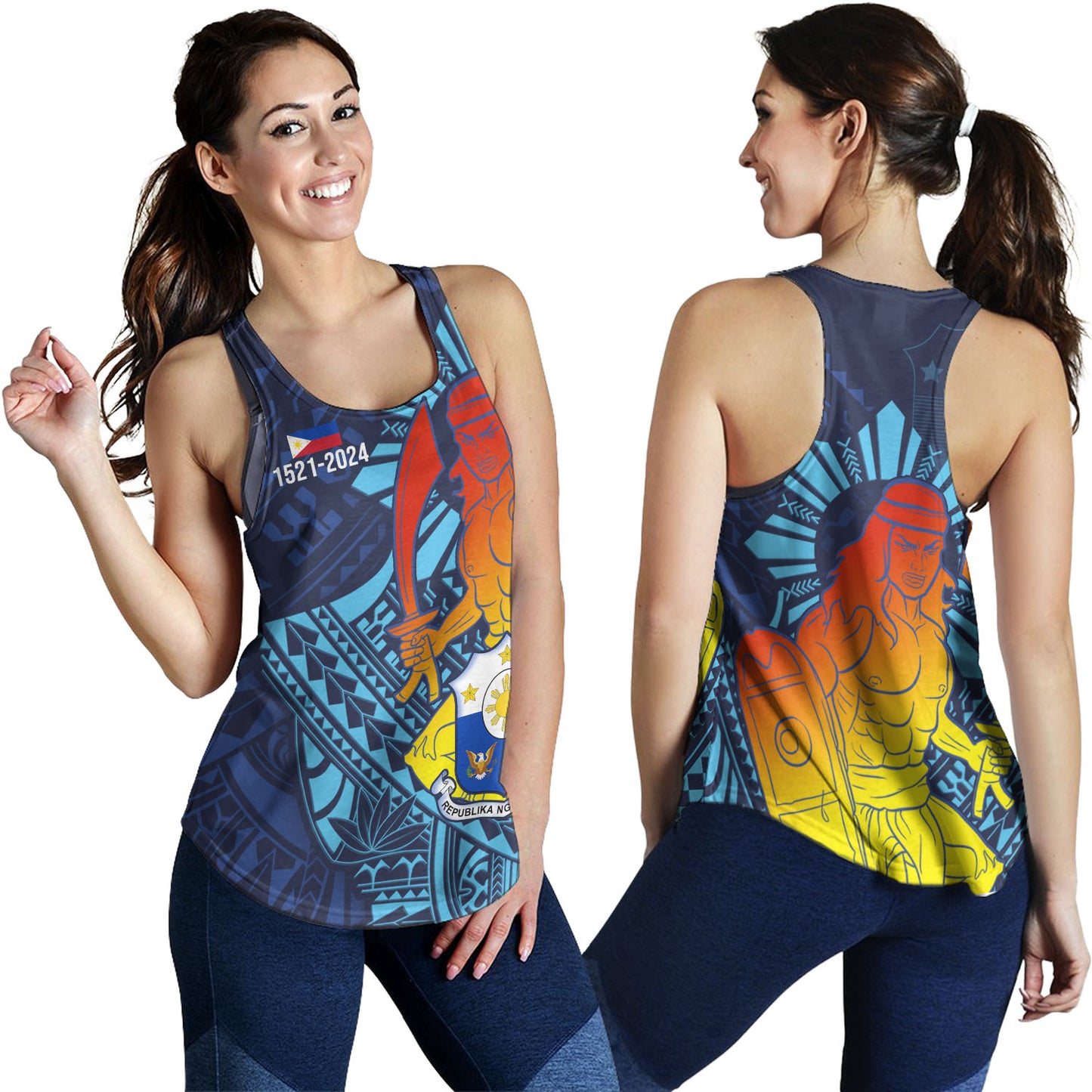 Philippines Filipinos Women Tank King Lapu Lapu Special Style