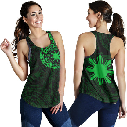 Philippines Filipinos Polynesian Tattoo Style Women Tank