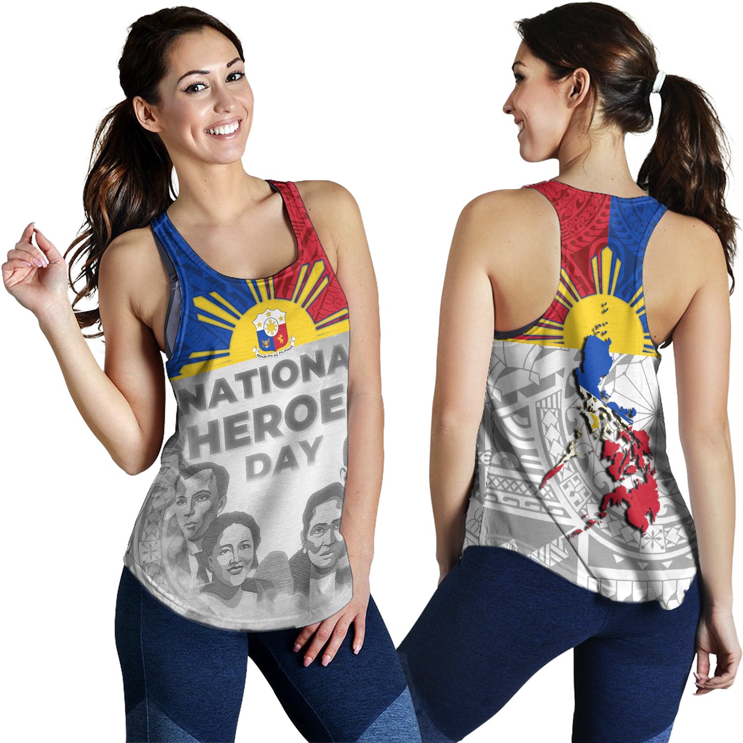 Philippines Filipinos Women Tank National Heroes Day