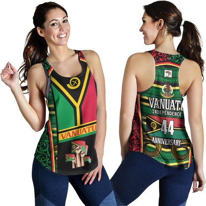 Vanuatu Women Tank Happy Independence Day Vanuatu Design