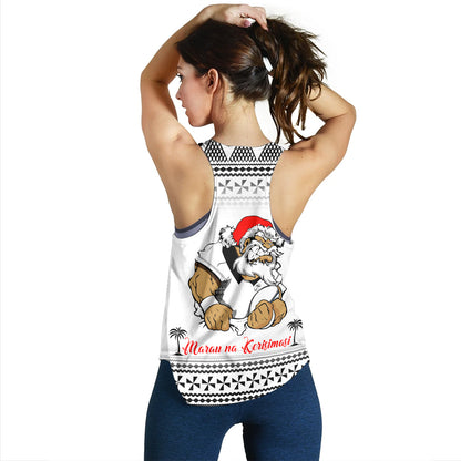 Fiji Women Tank Marau na Kerisimasi Rugby Santa Style