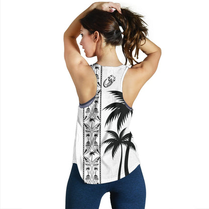 Fiji Women Tank Fiji Rugby Tapa Palms Tree Designs