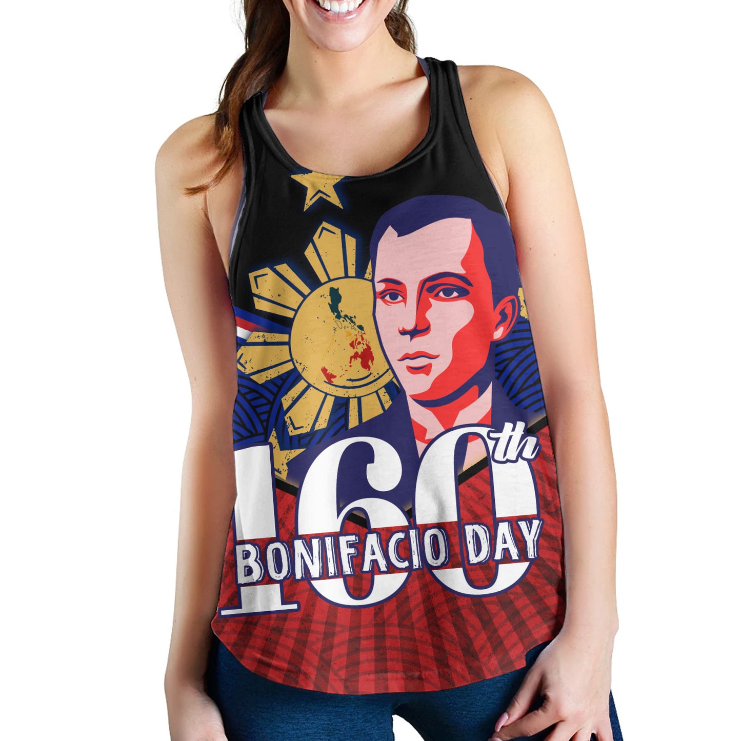 Philippines Filipinos Women Tank Celebrate Bonifacio Day