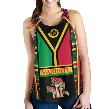 Vanuatu Women Tank Happy Independence Day Vanuatu Design