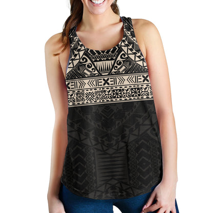 Polynesian Women Tank Traditional Tribal Tattoos