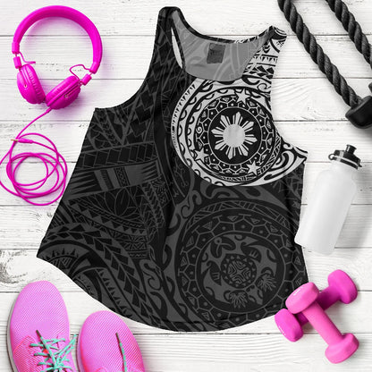 Philippines Filipinos Polynesian Tattoo Style Women Tank