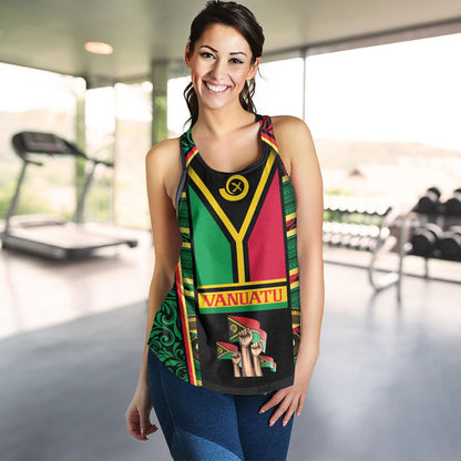 Vanuatu Women Tank Happy Independence Day Vanuatu Design