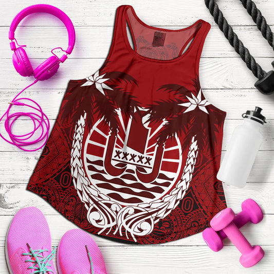 Tahiti Women Tank Polynesian Coconut