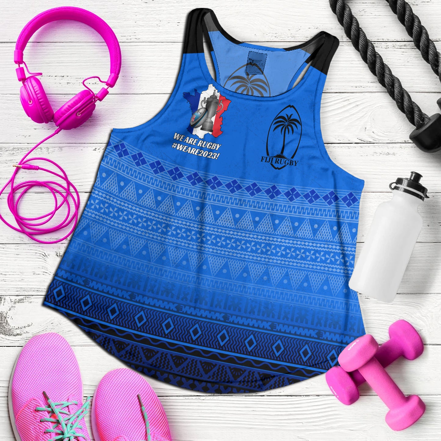 Fiji Women Tank Fijian Rugby Style