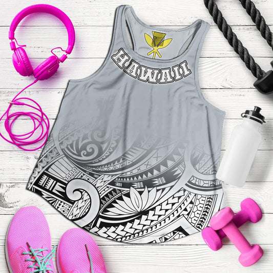 Hawaii Custom Personalised Women Tank Polynesian Style Tattoo Design