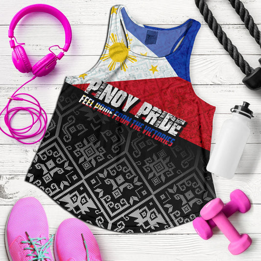 Philippines Filipinos Women Tank Pinoy Pride Grunge Style
