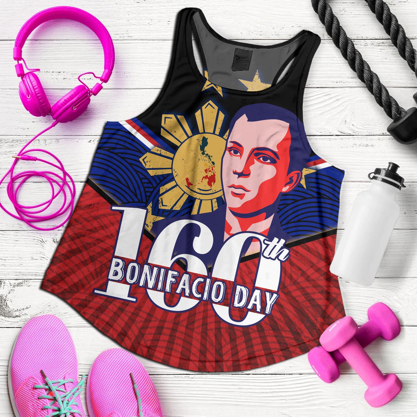 Philippines Filipinos Women Tank Celebrate Bonifacio Day