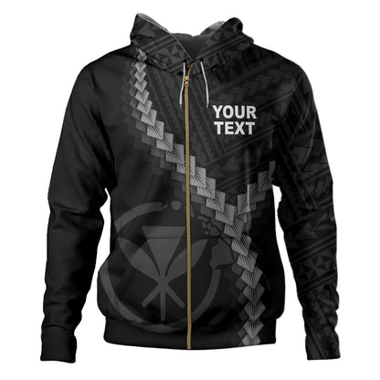 Hawaii Hoodie Coat Of Arm Polynesian Tattoo Style