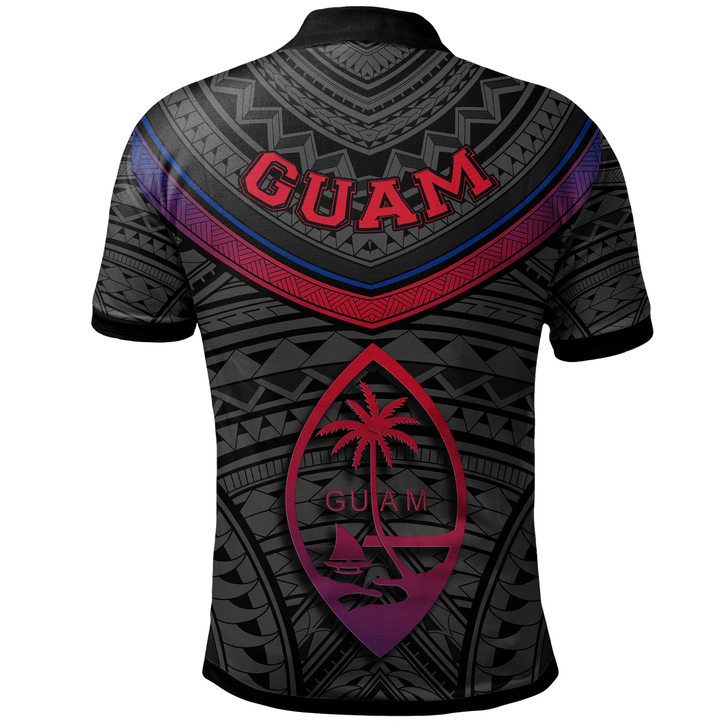 Guam Polo Shirt Polynesian Authen