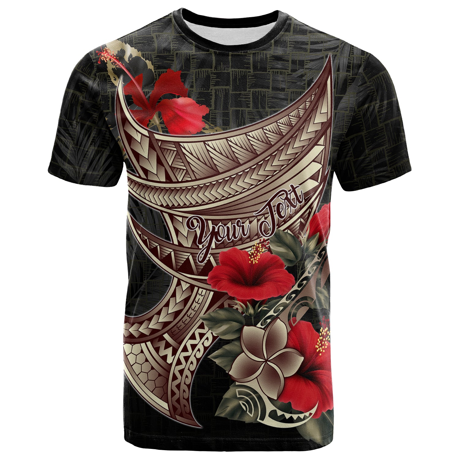 Polynesian Custom Personalised T-Shirt - Polynesian Tribal Vintage Style