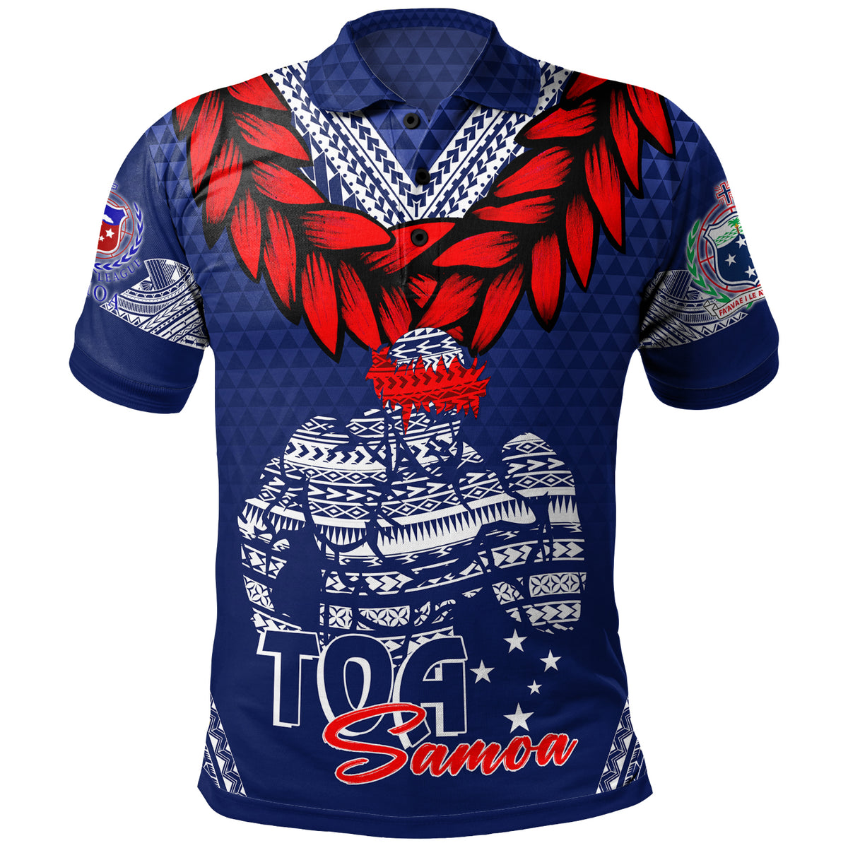 Toa Samoa Backpack Personalised Toa Samoa Polo Shirt Ulafala Style Samoa Warriors ...