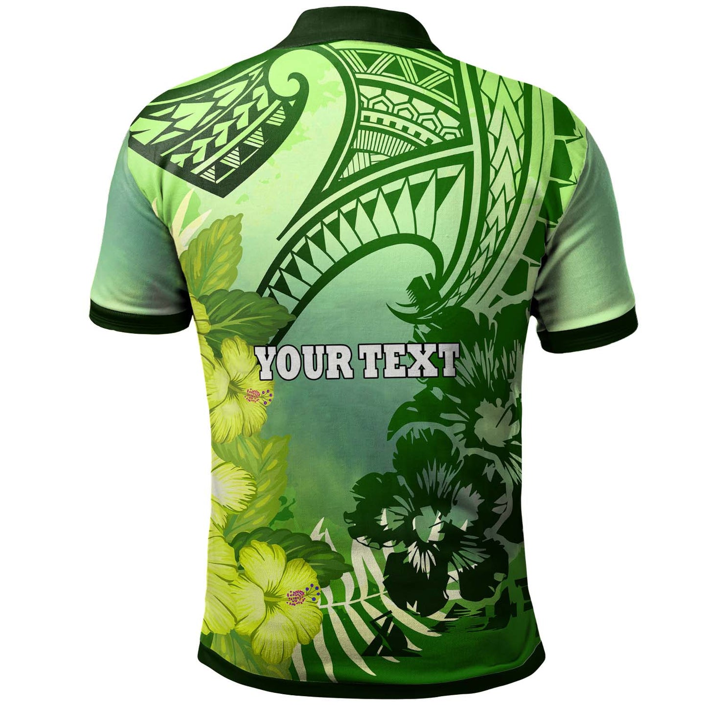 Hawaii Custom Polynesian Polo Shirt - Kapaa High School Hawaiian Warrior Polynesian Culture Hibicus
