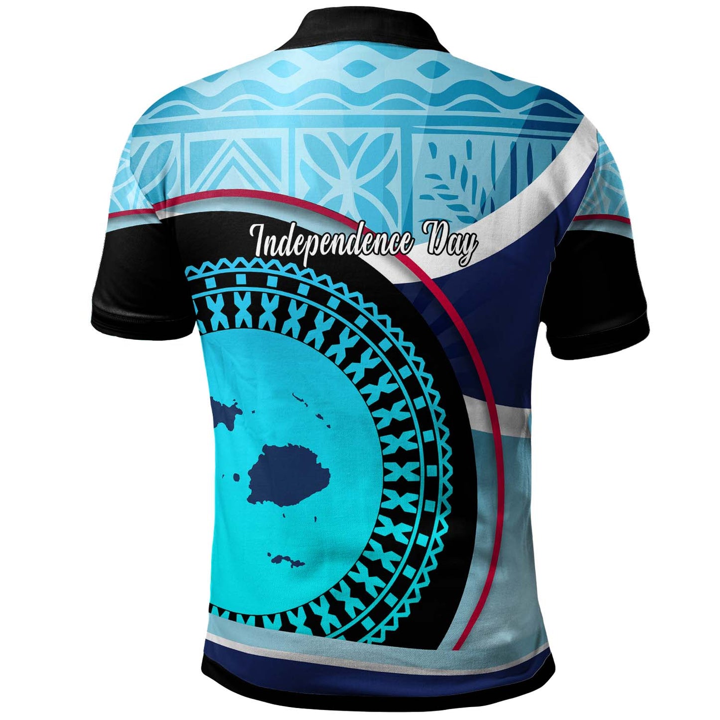 Fiji Polynesian Polo Shirt - Fiji Independence Day with Tapa Pattern Polo Shirt