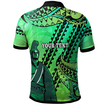 Hawaii Custom Personalised Polo Shirt - 'Aiea High School Home Of The Na Ali'i Tribal Pattern