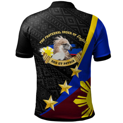 Philippines Polo Shirt The Fraternal Order Of Eagles Polynesian Polo Shirt