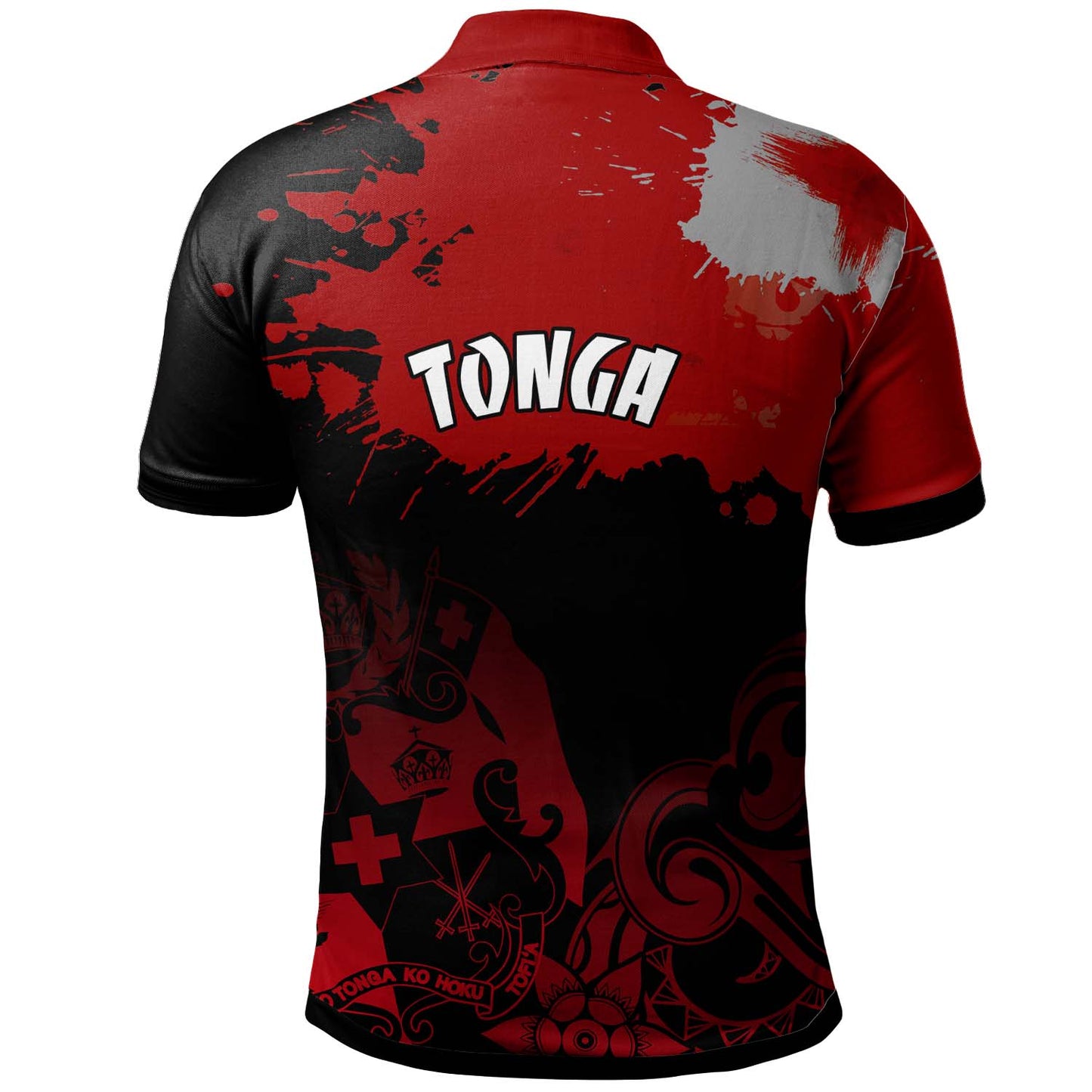 Tonga Polynesian Polo Shirt - Custom Tonga Pride Coat Of Arms Polo Shirt