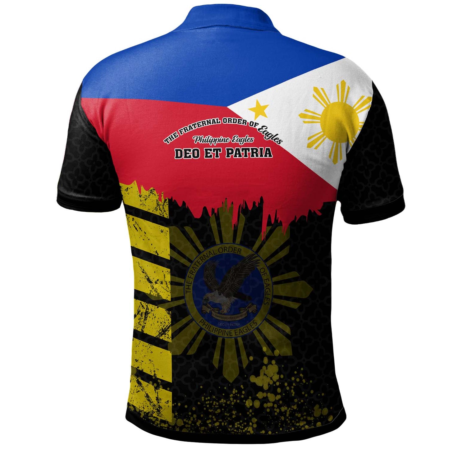 Philippines Polo Shirt - Philippine Eagles Filipino Flag Polo Shirt