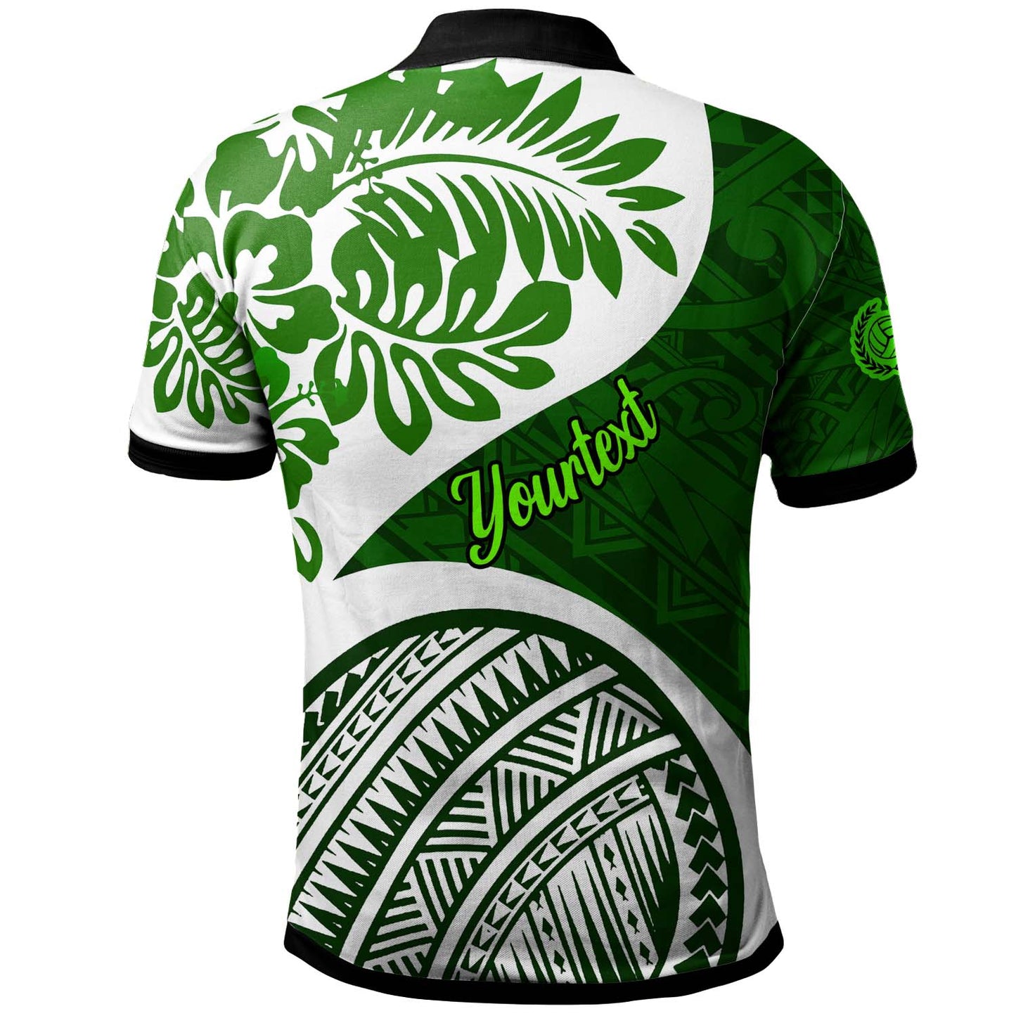 Hawaii Polynesian Polo Shirt - Custom Hawaii Volleyball Team Hibicus Polynesian Polo Shirt