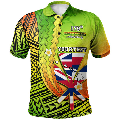 Hawaii Polynesian Polo Shirt - Custom Hawaii Independence Day Polynesian Cullture Polo Shirt