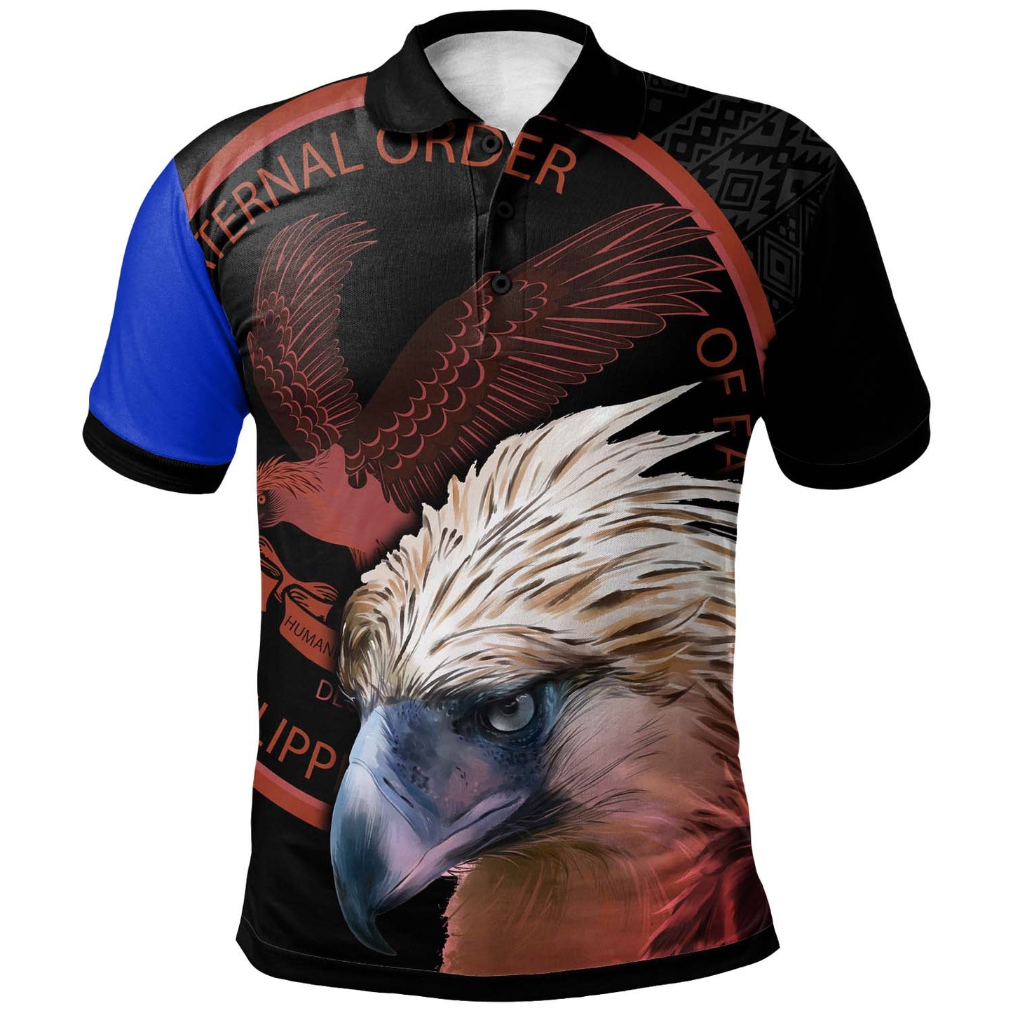 Philippines Polo Shirt The Fraternal Order Of Eagles Polynesian Polo Shirt