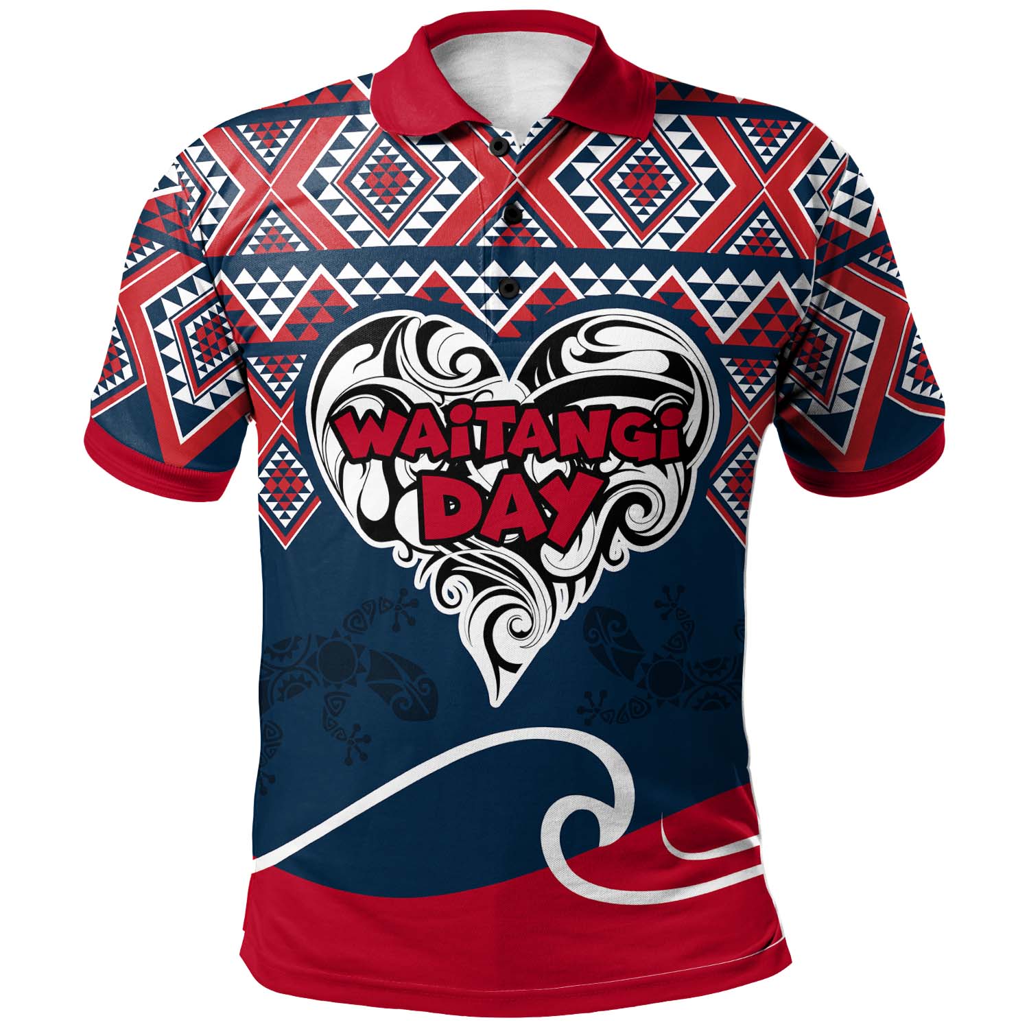 New Zealand Waitangi Day Polo Shirt - New Zealand Culture Happy Waitangi Day Gold Coast