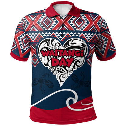 New Zealand Waitangi Day Polo Shirt - New Zealand Culture Happy Waitangi Day Gold Coast