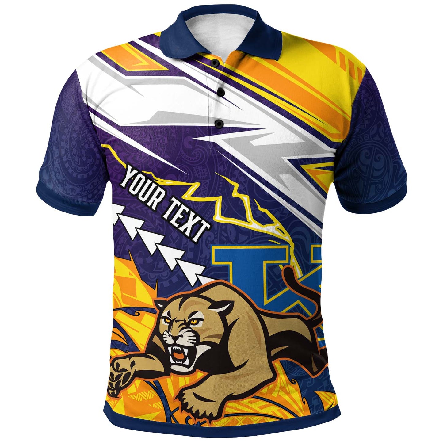 Hawaii Custom Polo Shirt - Henry J. Kaiser High School Polynesian Pride