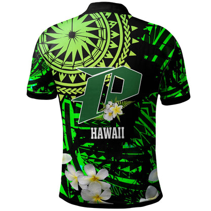 Hawaii Polynesian Polo Shirt - Pahoa High And Intermediate School with Polynesian Patterns